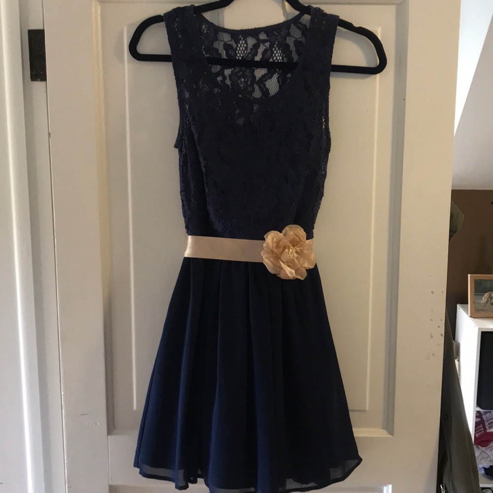 City Triangle Navy Blue Dress